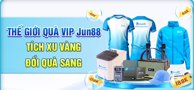 Quà tặng Vip Jun888 tặng cho người chơi